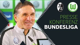 "Wir stehen dort absolut berechtigt" | Pressekonferenz | SC Freiburg - VfL Wolfsburg