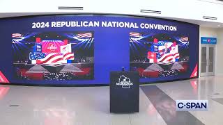 TRUMP: Republican National Committee unveils design for  2024 Convention stage Milwaukee  (6/5/2024)