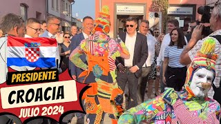 Karcocha En Croacia 🇭🇷 con el Presidente Zoran Milanović - Entre un cómico y un político 🫣😂