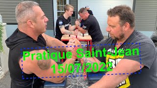 Armwrestling practice Saint-Jean 15-07-2022