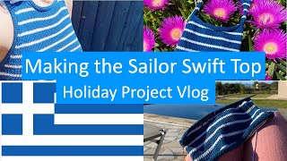 Making the Sailor Swift Top - Holiday Project Vlog