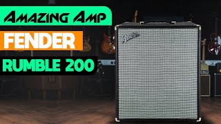 Fender Rumble 200 : Most Amazing Amp For You!