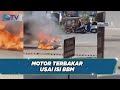 Satu Unit Sepeda Motor Habis Terbakar usai Isi BBM di Makassar - BIP 12/08