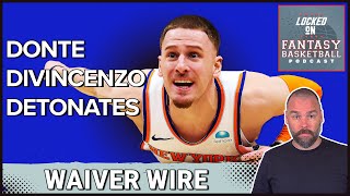 NBA Fantasy Basketball: Donte DiVincenzo's Rise & Key Waiver Wire Moves #NBA #fantasybasketball