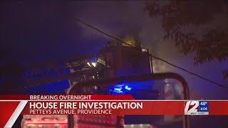 4 displaced by Providence house fire