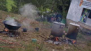 masak buat hajatan dikampung