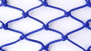Simple Single Strand "Paracord" Net - How to Make a Net - DIY CBYS
