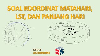 Soal Koordinat Matahari, LST, dan Panjang Hari - OSN Astronomi