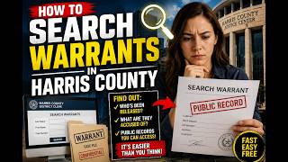 How to search warrants in Harris County