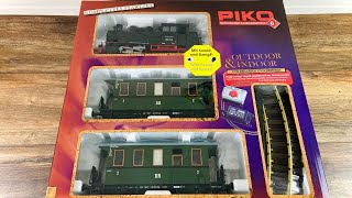 PIKO G Start-Set 37125 Personenzug BR 80 (inkl  Sound+Dampf) | TEST UNBOXING REVIEW Modelleisenbahn