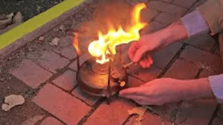 Primus Camp Stove First Burn! 100 Years Later!