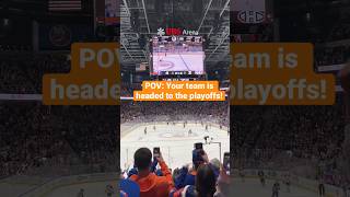 POV: New York Islanders are headed to the Stanley Cup Playoffs!