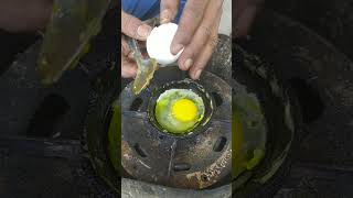 🔥Bihari Egg Poach🔥🥚😋😍 Rs.10/- Only | Bihar Street food #shorts #eggpouch #eggfry #eggroll #eggburji