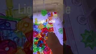 Check out our mesmerizing light table activities! 💡🌈 Perfect for sensory exploration and hands-on le