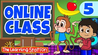 Online / Virtual Class Learning #5 ♫ A Ram Sam Sam & More ♫ Kids Songs by The Learning Station