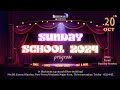 SUNDAY SCHOOL PROGRAM - 2024