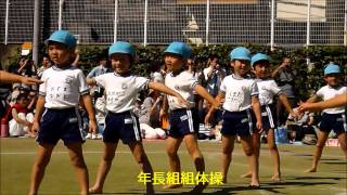 孫の幼稚園の運動会　2013年10月13日　午前の部