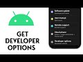 How To Get Developer Options On Android