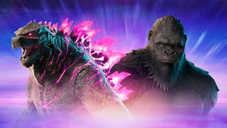 GODZILLA vs KONG Boss Fight : Fortnite Chapter 6 Season 1 (4K60FPS)