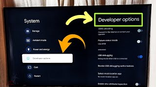 SONY Smart Google TV : How to Enable Developer Options