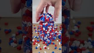 THESE ARE THE COLORS OF WHICH FLAG? ASMR WITH BEADS! 💙❤️️