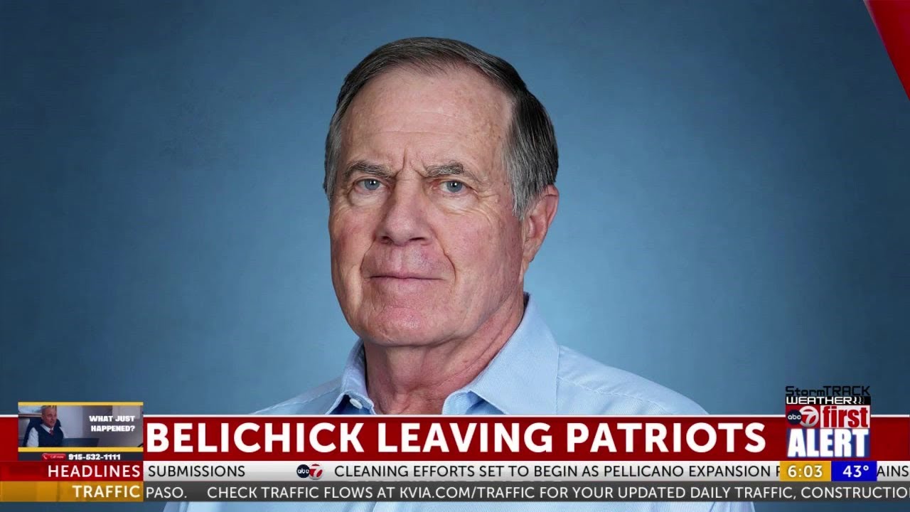 Legendary NFL Coach Bill Belichick Leaving The New England Patriots ...