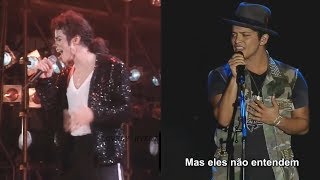 Michael Jackson × Bruno Mars × Talking To The Moon