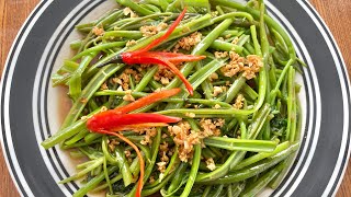 How to make Delicious Stir fried Water spinach ឆារត្រកួន(ងាយងាយមានរស់ជាតិឆ្ងាញ់ពិសារ) TrokounChah