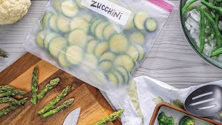 How to Blanch and Freeze Fresh Vegetables