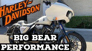 Big Bear Performance Road Glide Ohlins suspension Tbars speedo Relocator Mid Controls BBP Exhaust