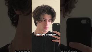 How to Get the Middle Part/Curtains Hairstyle #shorts #hairstyle #viral