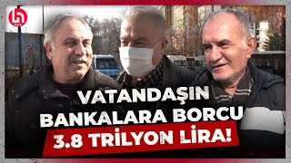 Vatandaş battı; bankalar takipte! Vatandaşın bankalara toplam borcu 3.8 trilyon lirayı geçti!