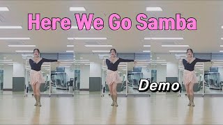 Here We Go Samba  Linedance/ Demo/ Improver/ 안산라인댄스/ 초중급라인댄스