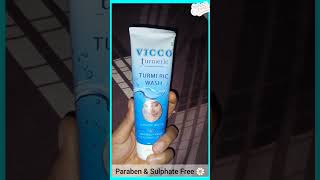 Vicco Turmeric Face Wash 🤩 Turmeric Wash 😘 #shorts #viccoturmeric #facewash #viral #productreview