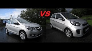 Review \u0026 Test Drive: 2015 Opel Karl vs Kia Picanto