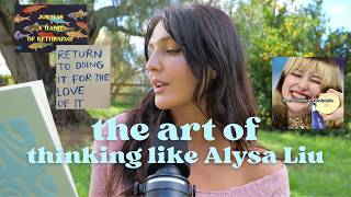 the art of thinking like Alysa Liu || we were never meant to suffer to succeed