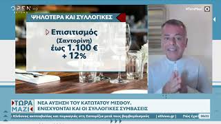 Νέα αύξηση του κατώτατου μισθού | Τώρα μαζί 28/08/2022 | OPEN TV