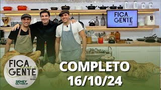 Fica com a Gente: Deliciosos pães caseiros e recheados (16/10/24) | Completo