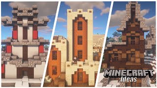 Minecraft: 10 Survival Houses in 1 Minute