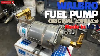 ORIGINAL(정품) 12V WALBRO(왈브로) FUEL PUMP 소개영상 (3)