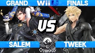 Olympus - Salem (Bayonetta) vs Tweek (Cloud) - SSB4 Grand Finals - Smash Wii U