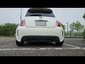 fiat 500 abarth stock exhaust