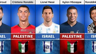 Best Famous Footballers Who SUPPORT Palestine or Israel
