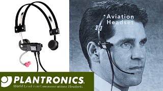 Plantronics MS50 американская гарнитура 1960х для связи с космонавтами