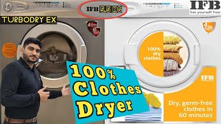 cloth dryer machine | ifb clothes dryer | ifb turbo dry ex 5.5 kg dryer | ifb dryer |ifb turbo dryer