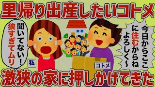 里帰り出産したいコトメが激狭の我が家に無理やり引っ越してきた【女イッチの修羅場劇場】2chスレゆっくり解説