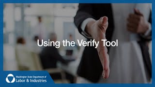 How to Access Your L&I Business Info with the Verify Tool | L&I #Business Essentials