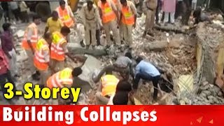 Madhya Pradesh: 3-Storey Building Collapses In Vidisha, Three Rescued | ABP News