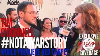Tim O'Donnell, director, interviewed at World Premiere of "Not a War Story" #BTS Doc #Range15