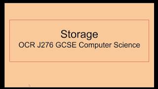 Storage